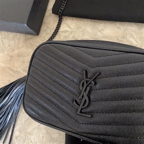 ysl mini lou latte|MINI LOU in quilted leather .